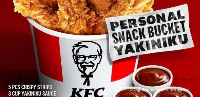 Promo KFC Hari Ini 5 Oktober 2022, Personal Snack Bucket Yakiniku Harga Hemat
