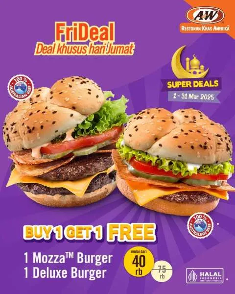 Promo A&W Khusus Hari Jumat