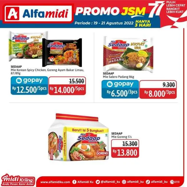 Promo JSM Alfamidi Periode 19-21 Agustus 2022