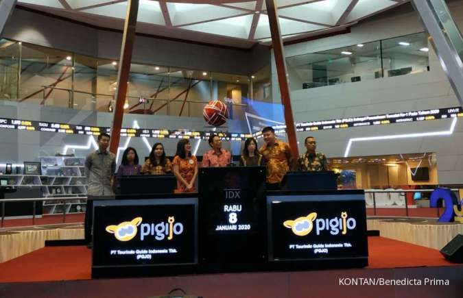 Melantai sebagai emiten pertama papan akselerasi, harga saham Pigijo (PGJO) naik 10%