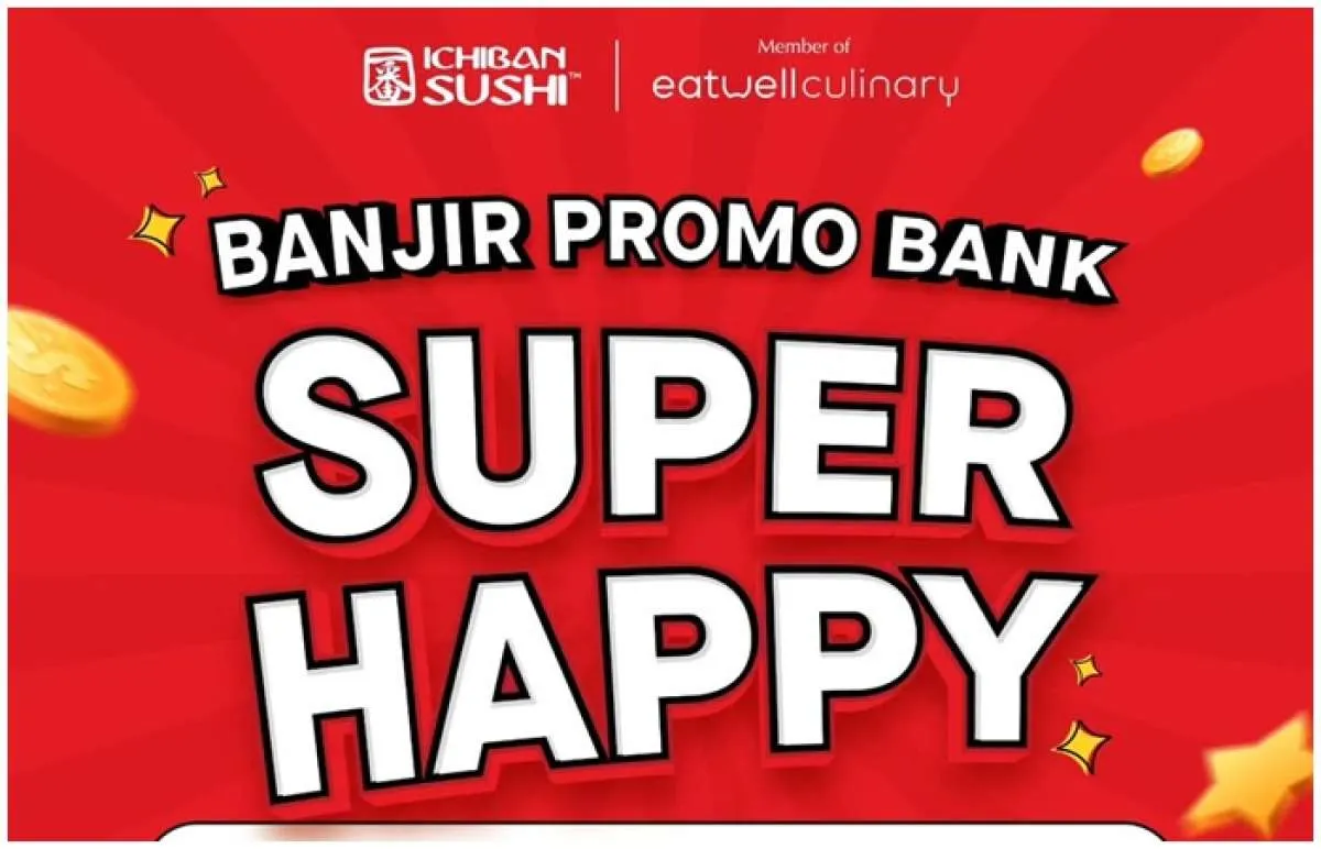 Sushi Time Hemat! Promo Ichiban Sushi dengan Bank, Diskon Gede-gedean sampai 50% 