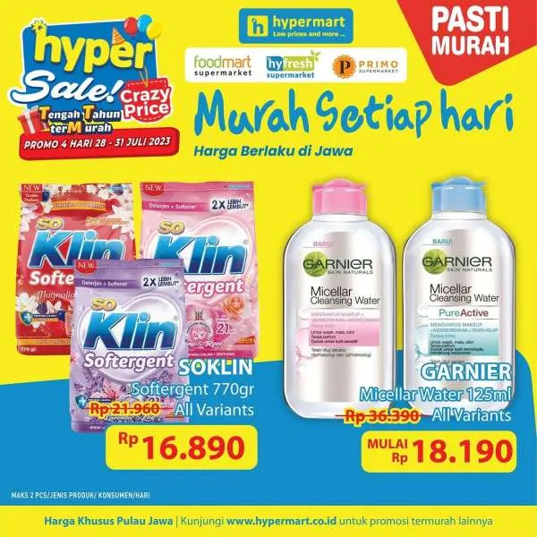 Katalog Harga Promo JSM Hypermart Terbaru 28-31 Juli 2023