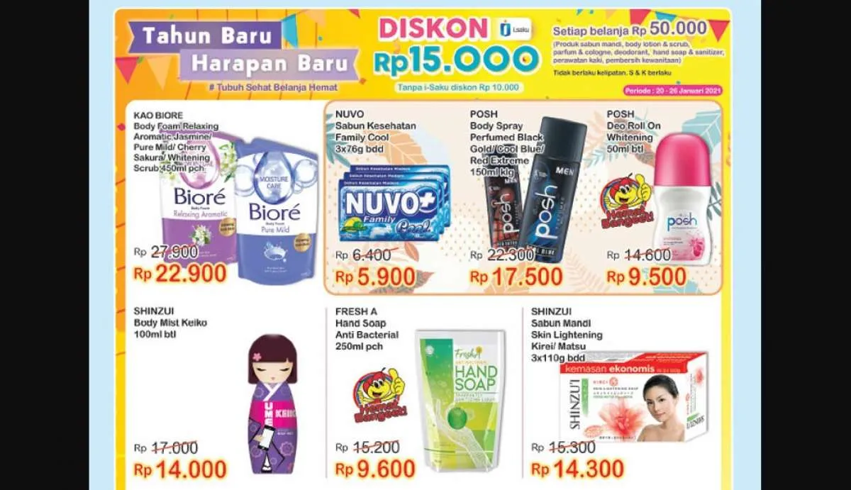 Promo Indomaret terbaru mulai hari ini, periode 20-26 Januari 2021!