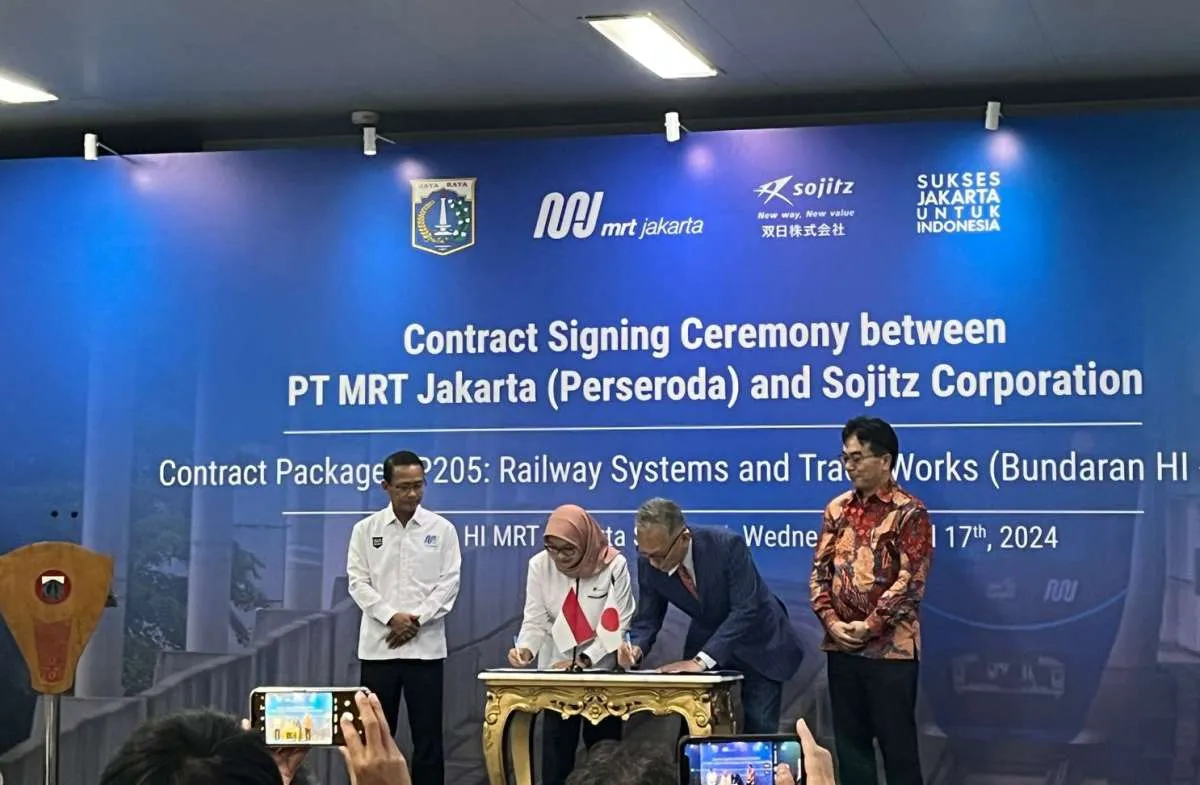 Lanjutkan Pembangunan Fase 2A, MRT Jakarta Resmi Gandeng Sojitz Corporation