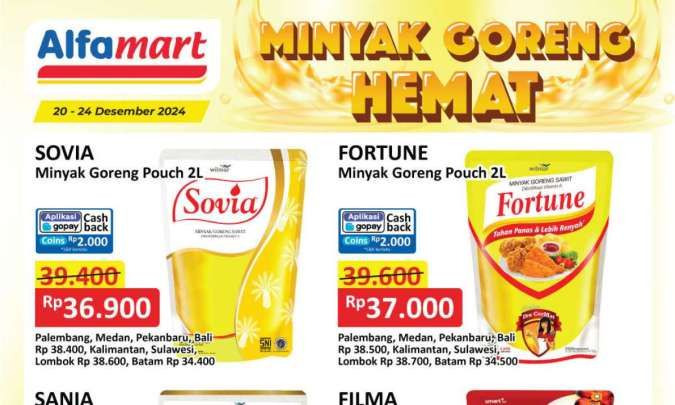 Promo Minyak Goreng Hemat di Alfamart Berakhir Besok, Ada Potongan Harga di Superindo