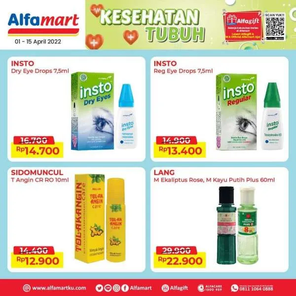 Promo Alfamart Edisi Kesehatan Tubuh Periode 1-15 April 2022