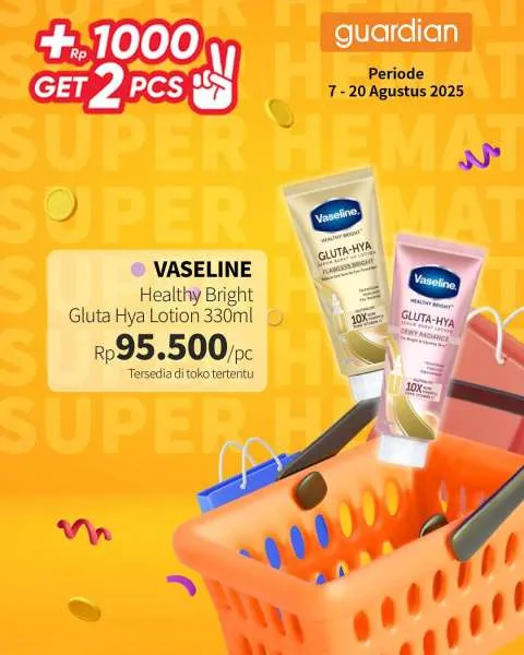Promo Guardian Super Hemat Periode 7-20 Agustus 2025
