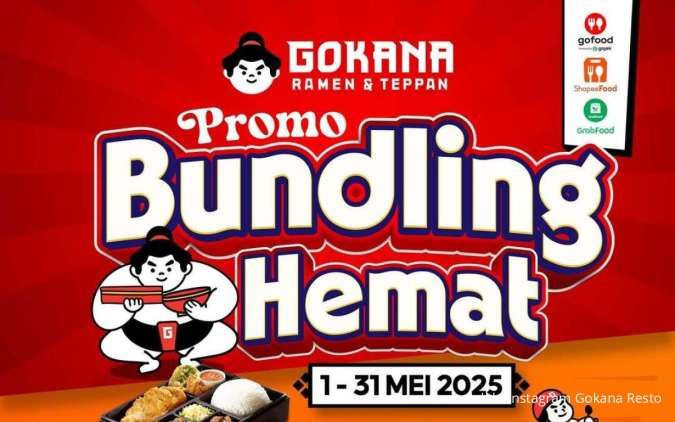 Promo Gokana Bundling Hemat dan Paket Rame, 2-3 Menu Mulai Rp 45.000-an Saja