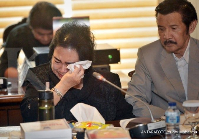 Curhat ke pimpinan DPR, Rachmawati menangis