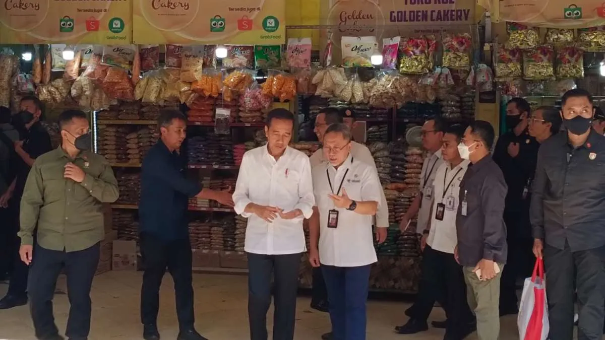 Cek Harga & Stok di Pasar Johar Baru Jelang Lebaran, Jokowi: Harga Banyak yang Turun