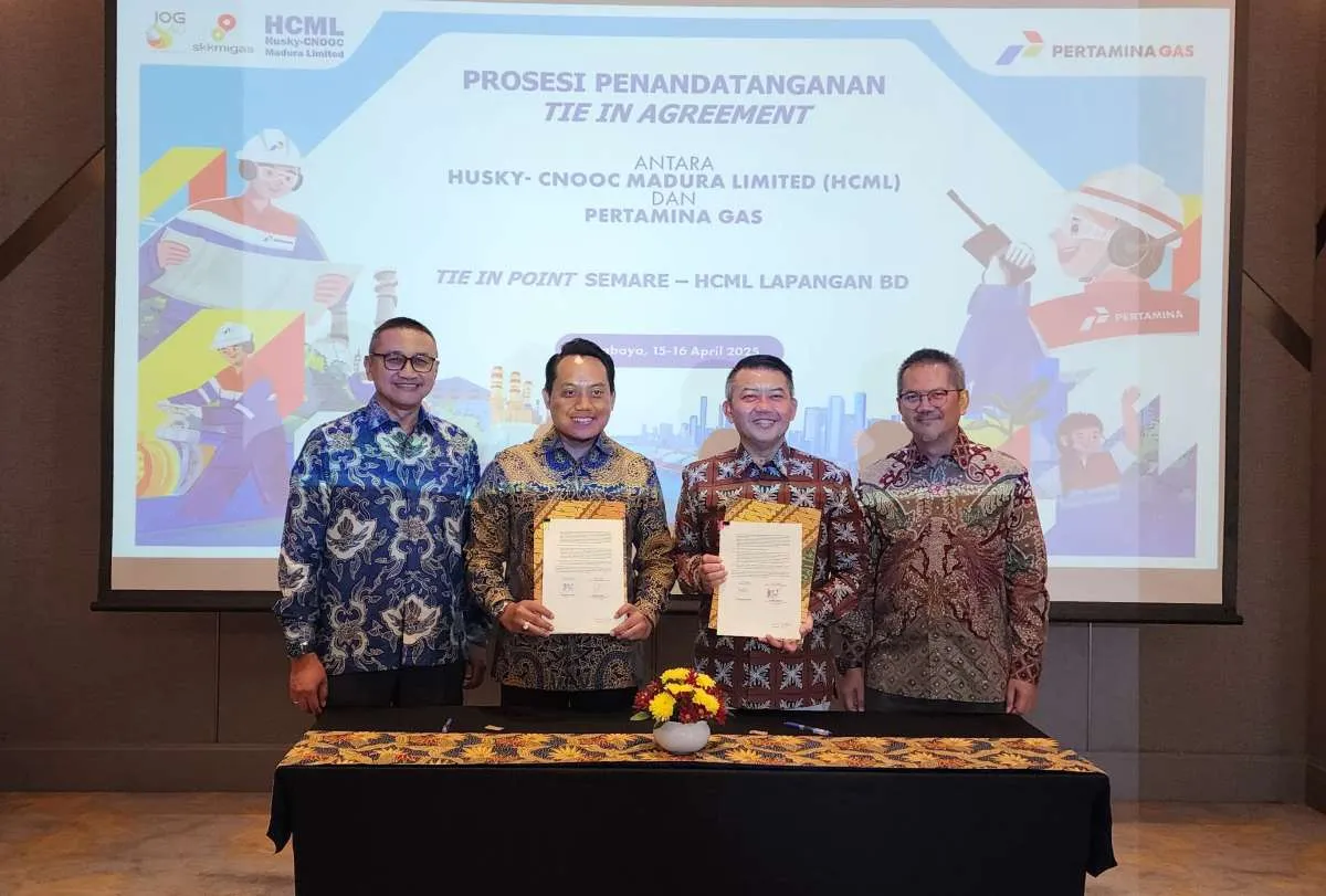 Pertagas & Husky-CNOOC Madura Limited (HCML) Kolaborasi Optimalisasi Lapangan Gas BD