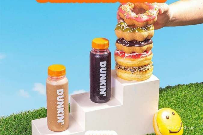 Promo Dunkin Akhir Bulan Januari 2023, Beli Donut dan Minuman Botol Hemat via Ojol