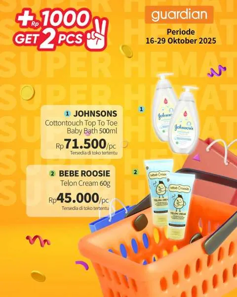 Promo Guardian Super Hemat Periode 16-29 Oktober 2025