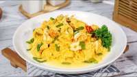 Resep Viral Udang Telur Sutra Anti Bau Amis, Udangnya Sangat Crunchy!