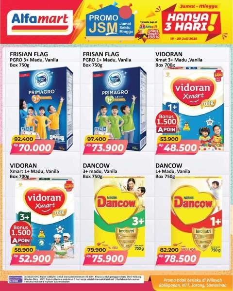Promo JSM Alfamart 18-20 Juli 2025