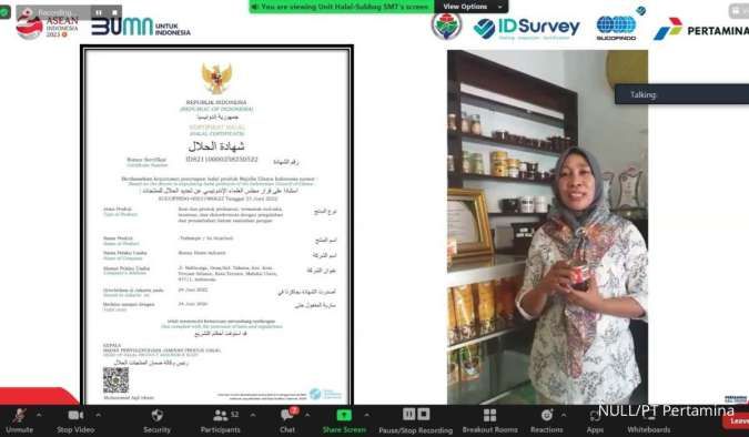  50 UMKM Binaan Pertamina, Siap Assessment Sertifikasi Halal