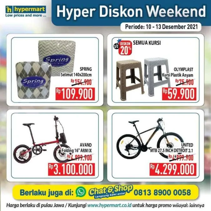 Promo Hypermart Hyper Diskon Weekend 10-13 Desember 2021