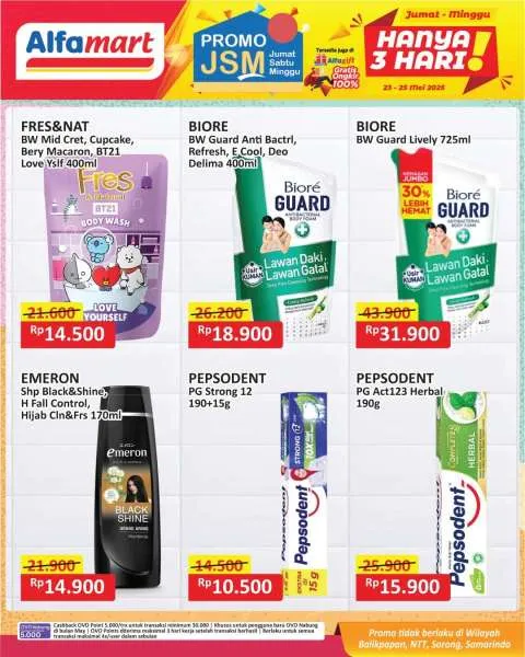 Promo JSM Alfamart 23-25 Mei 2025