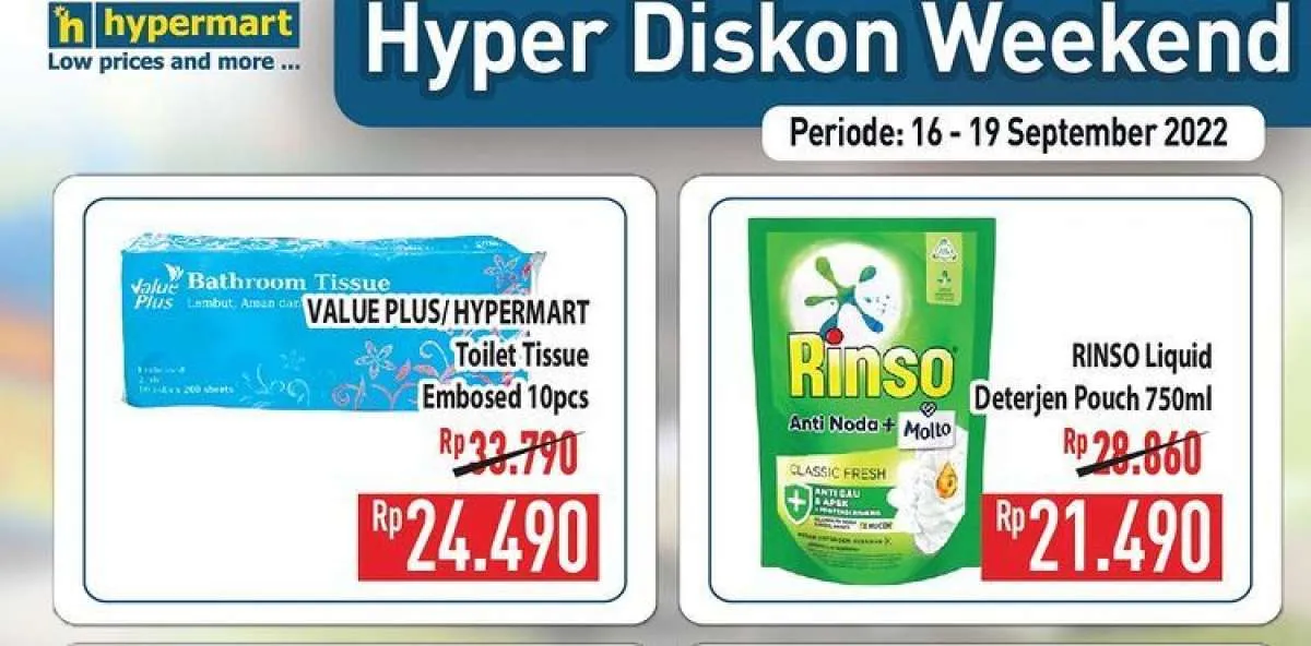 Promo JSM Hypermart 16 September 2022, Promo Beli Banyak Lebih Hemat!