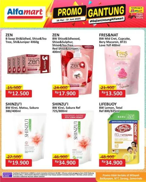 Promo Alfamart Gantung Periode 26 Mei-1 Juni 2025
