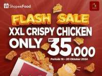 Promo Shihlin Flash Sale 16-20 Oktober 2024, XXL Crispy Chicken Cuma Rp 35.000