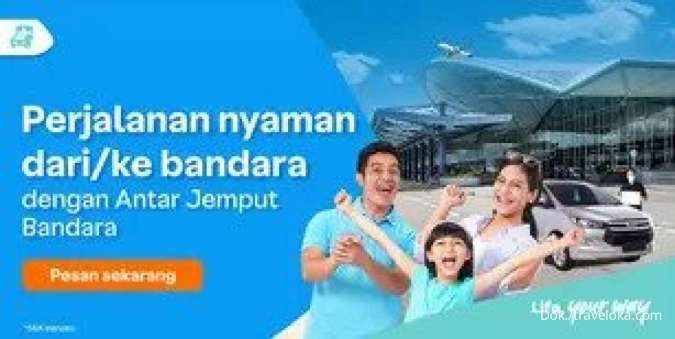 Promo Traveloka Antar Jemput Bandara dengan Diskon Rp 5.000 Selama Oktober 2023