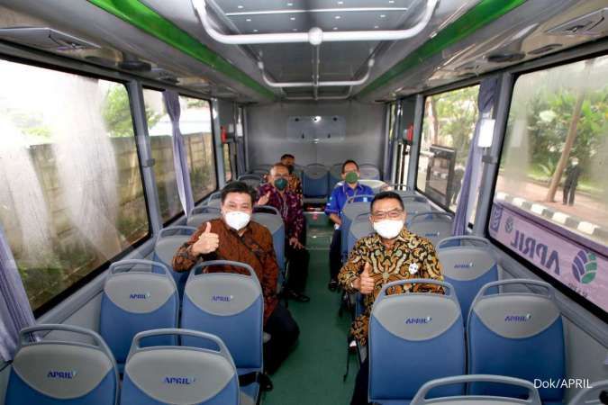 Gandeng MAB, Group APRIL gunakan bus listrik untuk menekan emisi