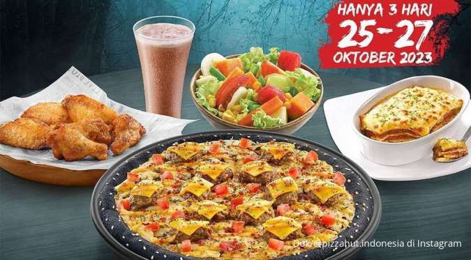 Promo Pizza Hut Beli Apapun Diskon Rp 50.000 Mulai 25 Oktober 2023, Promo 3 Hari