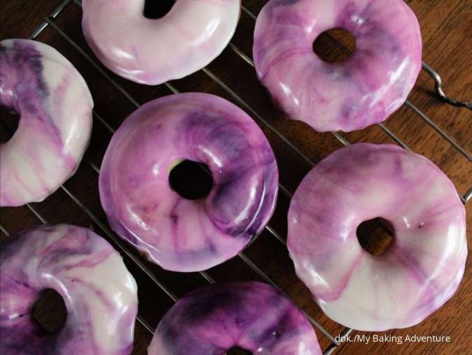 Cara Membuat Donat Ubi Ungu Super Cantik di Rumah, Gampang Banget!