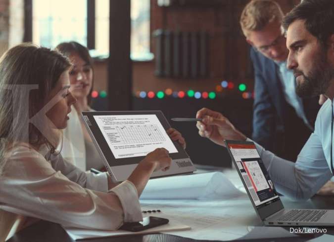 Lenovo Thinkbook Plus, Laptop Dual-Screen untuk Tingkatkan Produktivitas Multitasker Modern