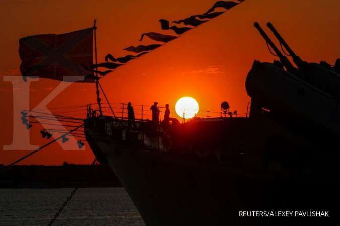 Rudal Jelajah Ukraina Serang Galangan Kapal Krimea, 2 Kapal Rusia Rusak