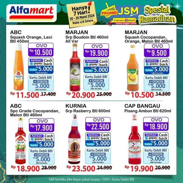 Promo JSM Alfamart Hanya 7 Hari Periode 20-26 Maret 2024