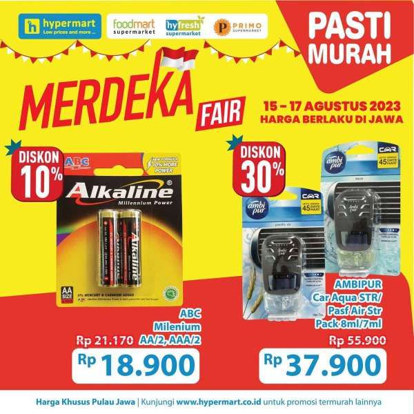 Katalog Promo Hypermart Terbaru 15-17 Agustus 2023, Promo Merdeka