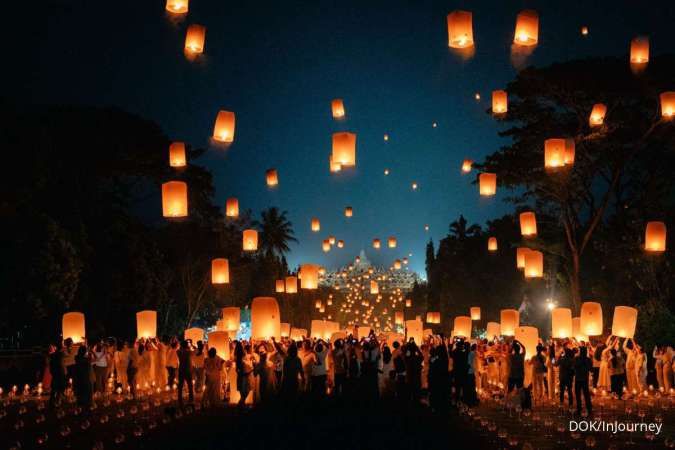 InJourney Dorong Ekonomi Lokal Lewat Perayaan Waisak di Candi Borobudur