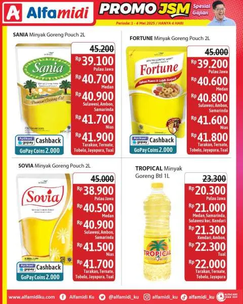 Promo JSM Alfamidi Spesial Gajian Periode 1-4 Mei 2025