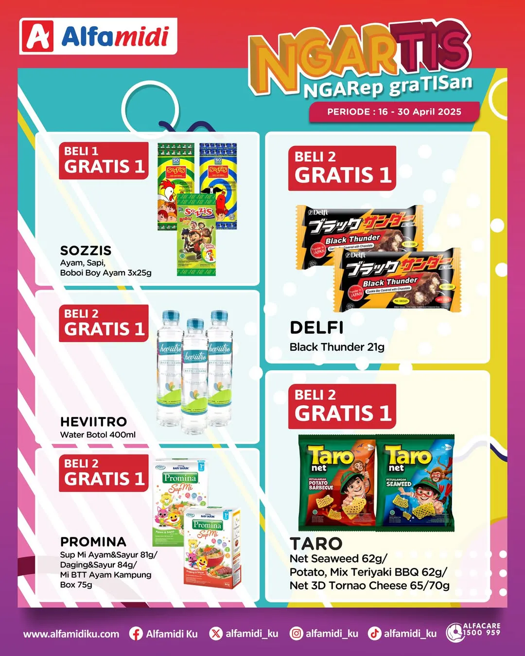 Promo Alfamidi Ngartis (Ngarep Gratisan) Periode 16-30 April 2025