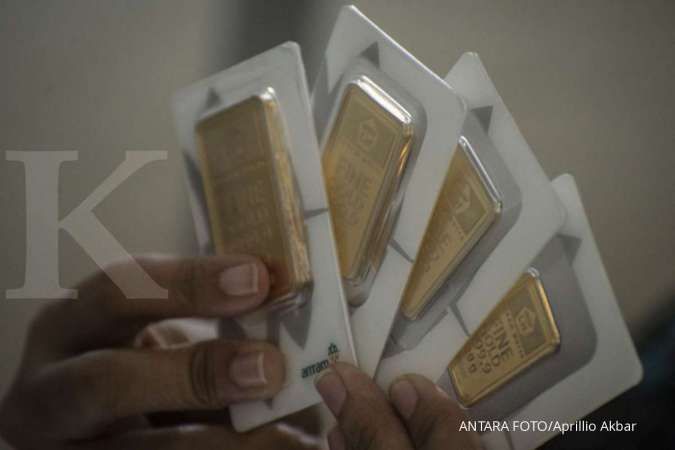 Waduh, harga emas Antam hari ini anjlok Rp 19.000 menjadi Rp 812.000 per gram