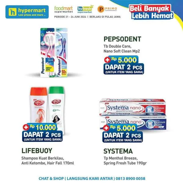 Promo Hypermart Beli Banyak Lebih Hemat Periode 21-24 Juni 2024