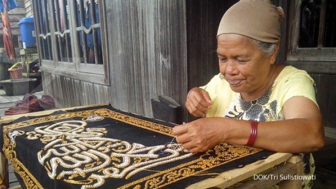 Menengok kerajinan sulam di Banjar (1)