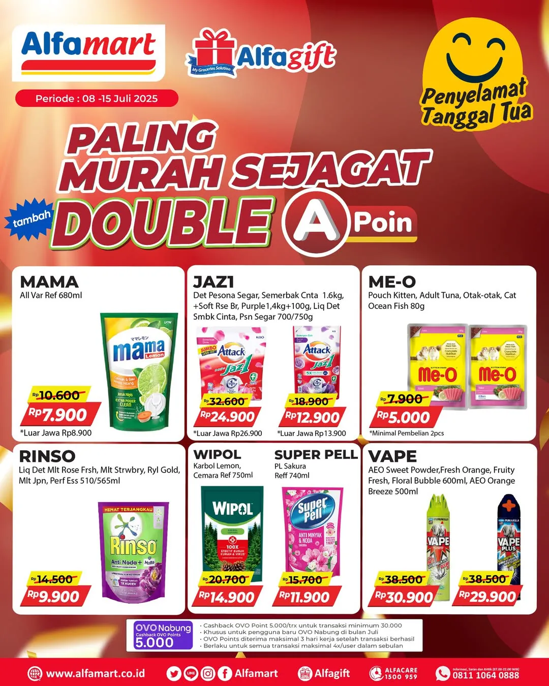 Promo Alfamart Paling Murah Sejagat Periode 8-15 Juli 2025