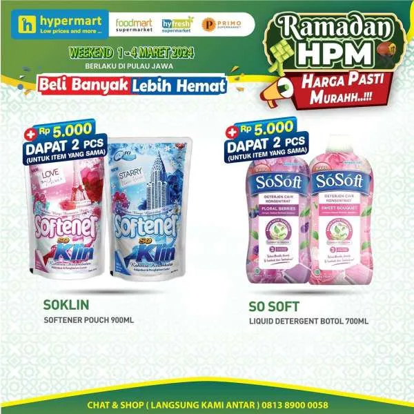 Promo Hypermart Beli Banyak Lebih Hemat Periode 1-4 Maret 2024