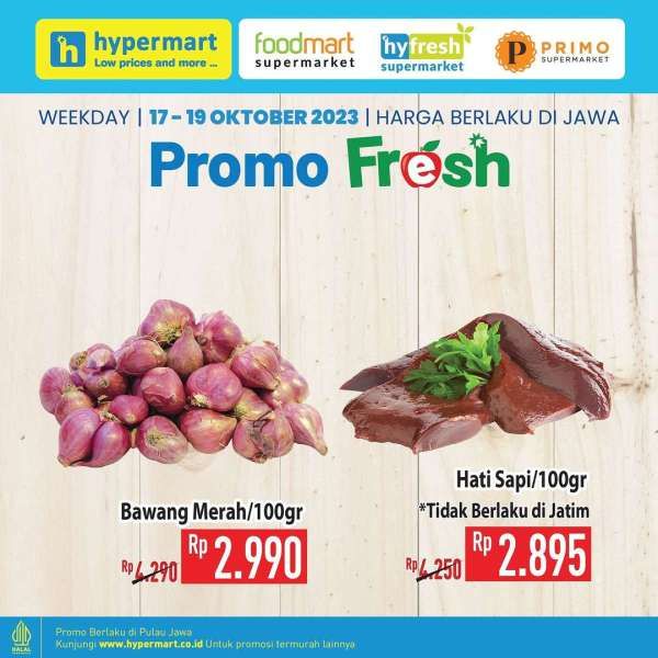 Promo Hypermart Terbaru 17-19 Oktober 2023, Hyper Diskon Weekday Pertengahan Bulan