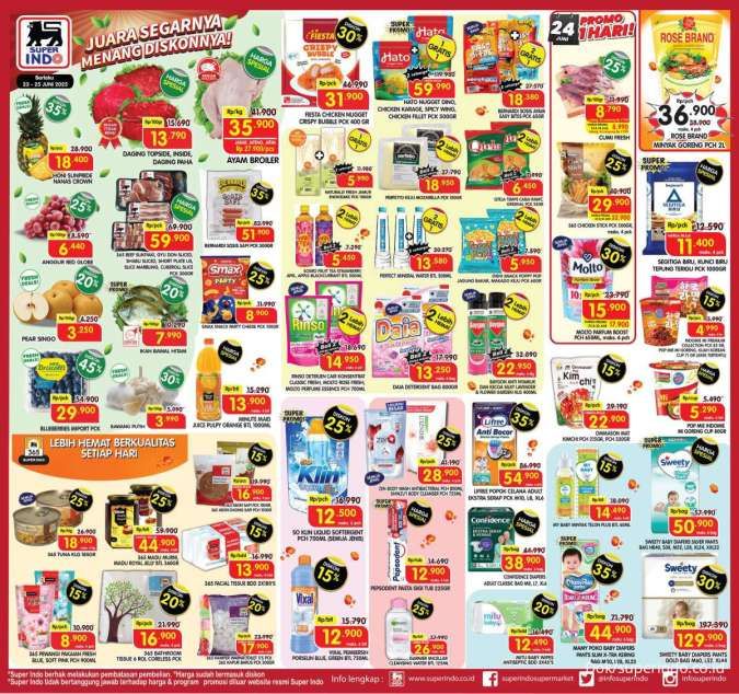Promo Superindo Weekday 23-25 Juni 2025