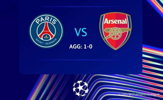 Prediksi & Link Live Streaming PSG vs Arsenal, Semifinal Liga Champions Leg 2