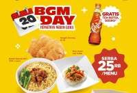 Promo Bakmi GM BGM Day 17–19 Oktober, Menu Mulai Rp 20.000-an Free Teh Botol
