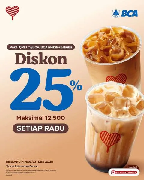 Promo Kopi Kenangan dengan BCA