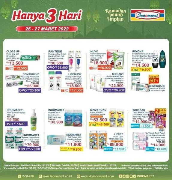 Promo JSM Indomaret 25-27 Maret 2022
