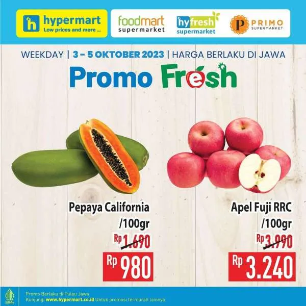 Promo Hypermart Hyper Diskon Weekday Periode 3-5 Oktober 2023