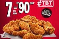 Kamis Lebih Hemat, Promo KFC Crazy Deal Paket 7 Ayam Goreng Spesial Cuma Rp 90.000