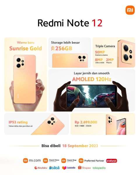 Varian baru Redmi Note 12